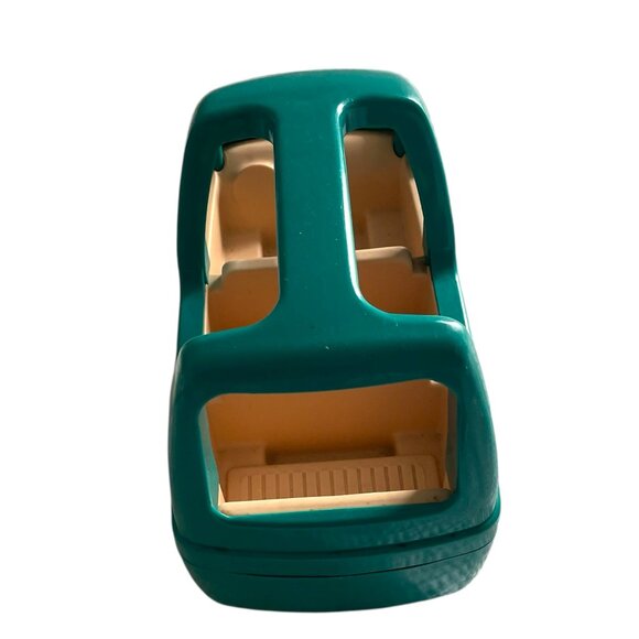 Vintage 90s Little Tikes Teal Green Mini Van For Dollhouse Family Car Vehicle - Picture 3 of 5